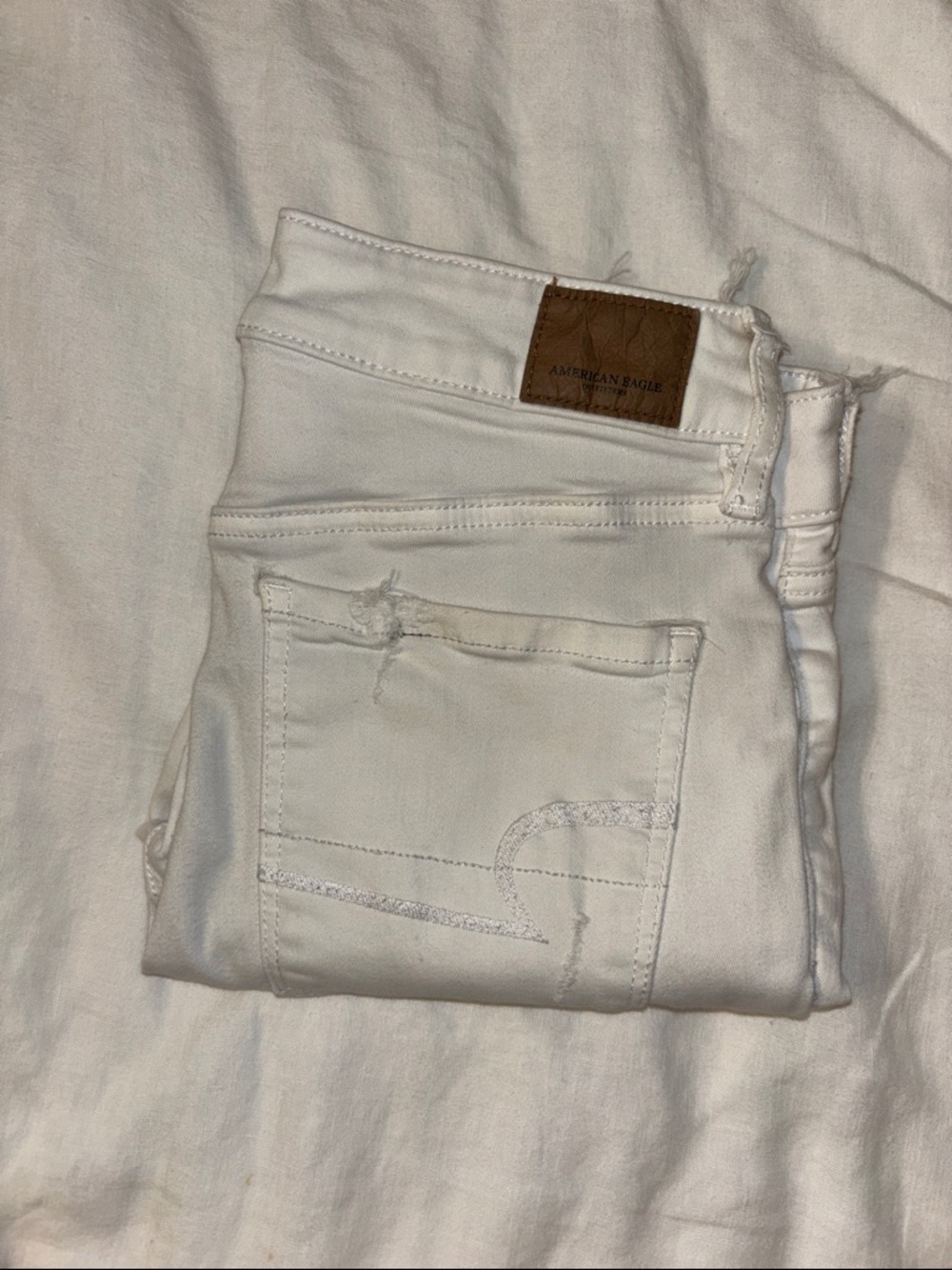 American Eagle Outfitters White Skinny Jeans